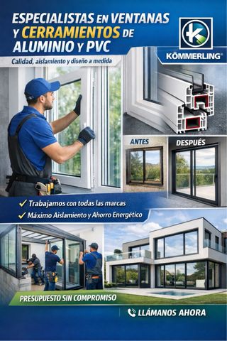 Ventanas PVC y Aluminio: Fabricación e Instalación