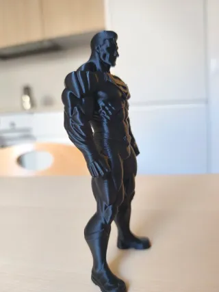 Figura Superman Negra 15cm