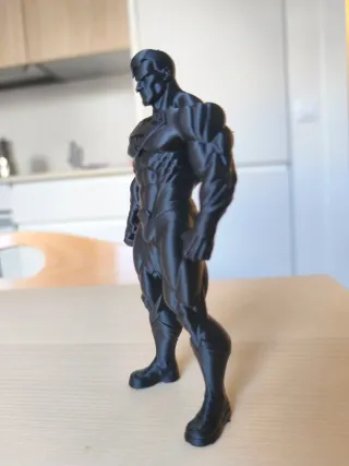 Figura Superman Negra 15cm