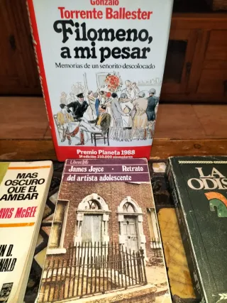 Lote 7 libros antiguos 70/80