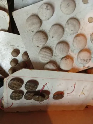 Lote de botones antiguos