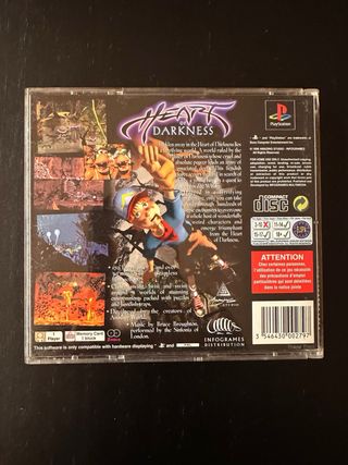 Heart of Darkness PS1 - 2 CDs - PAL SLES 00461