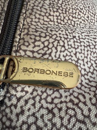 Borsa Borbonese Beige/Marrone