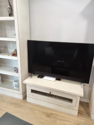 Mueble de salón modular blanco