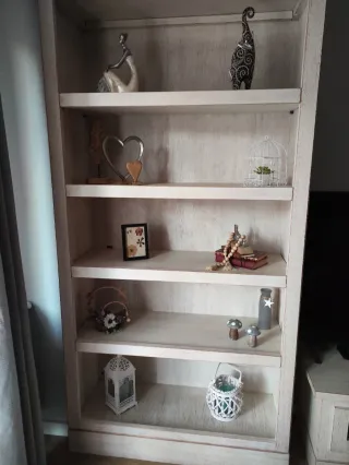 Mueble de salón modular blanco