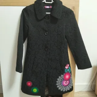 Vestido niña Desigual negro estampado