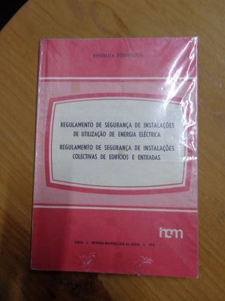 Livro – Regulamento de Segurança de Instalações de