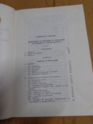 Livro – Regulamento de Segurança de Instalações de