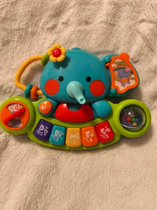 Móvil cuna y carro, elefante con música