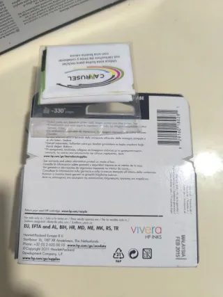 Cartucho Tinta HP 343 Tricolor Nuevo