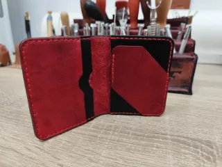 Cartera Billetera Cuero Repujado Calaveras