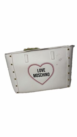 Bolso Tote Love Moschino Blanco