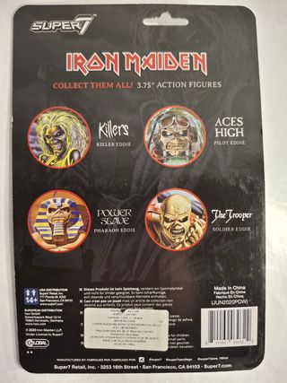 Iron Maiden Killers Eddie Figura ReAction Super7