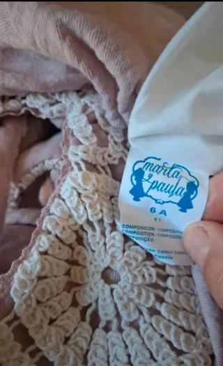 Vestido Marta y Paula Talla 6