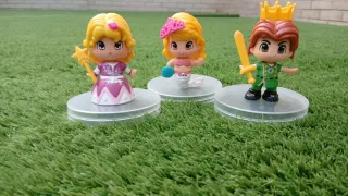Lote Figuras Pinypon Princesa, Sirena y Rey