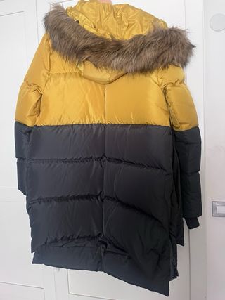 Plumífero Kling amarillo y gris