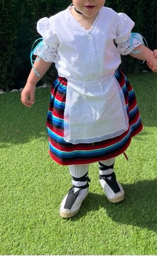Traje Regional Huertana Bando Huerta niña