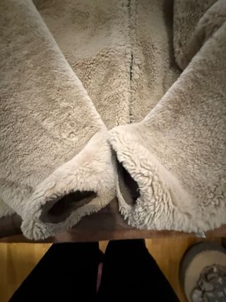 Abrigo Zara niña beige