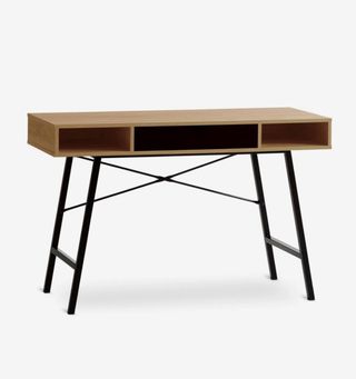 Escritorio madera y metal