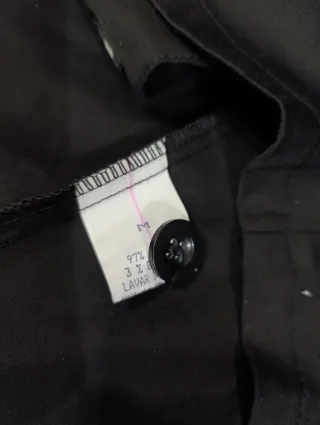 Chaleco Surk cuello halter negro talla M