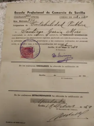 Documentos timbres y polizas años 1944-1949.