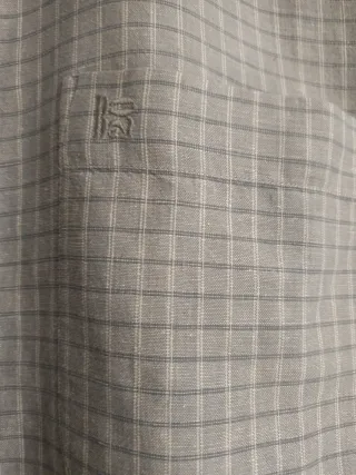 Camisa de cuadros Bass Collection gris T 4