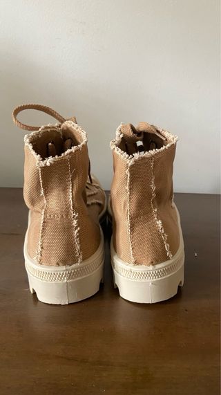 Stivaletti 40 unisex casual tela grezza Made Italy