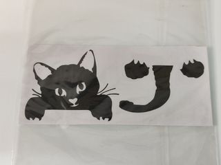 pegatina araña para vehículos, o gatito