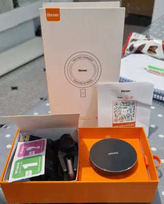 Cargador inalámbrico Beser de carga rápida