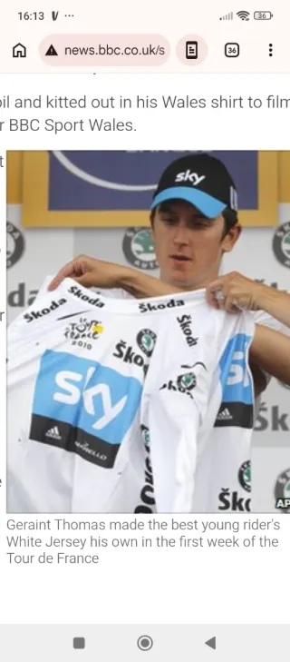 Maillot Sky Tour de France 2010
