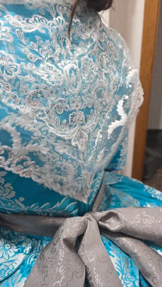 Traje de Fallera Azul de 9 a 10 años