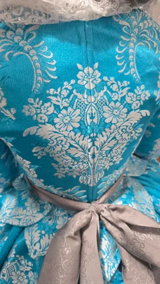 Traje de Fallera Azul de 9 a 10 años