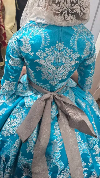Traje de Fallera Azul de 9 a 10 años