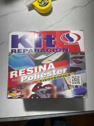 Kit Resina Poliéster 1kg + Peróxido