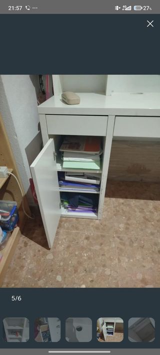 Escritorio MICKE blanco