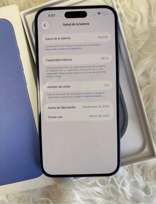 iPhone16Plus 128GB 95% BATERÍA!!!