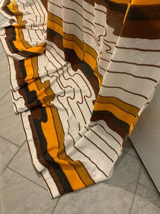 Coppia di Tende Optical Vintage