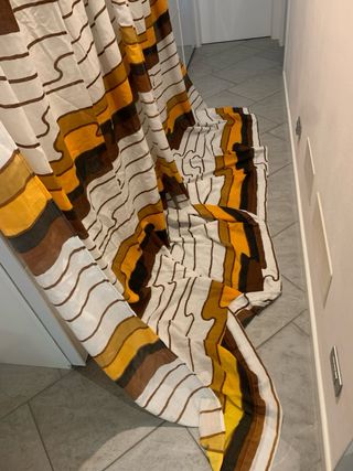 Coppia di Tende Optical Vintage