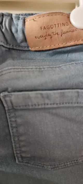 Pantaloni bimbo azzurri