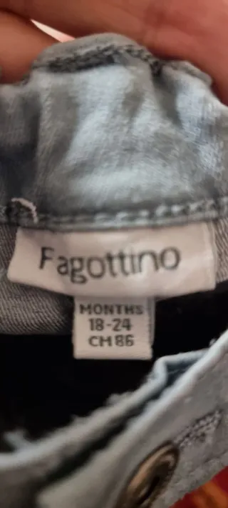 Pantaloni bimbo azzurri