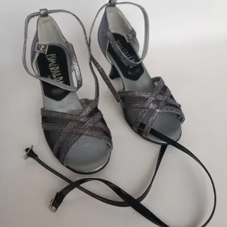 Scarpe da ballo Emerald nere/argento