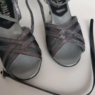 Scarpe da ballo Emerald nere/argento