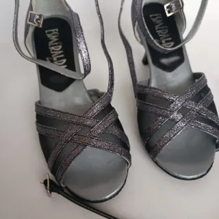 Scarpe da ballo Emerald nere/argento