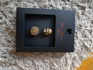 Pack 2 Anillos Zara Kate Moss talla M