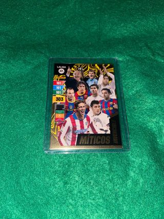 Cromo de fútbol Panini LaLiga Míticos invencibles