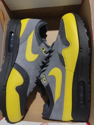 Nike Air Max 1 Talla 45 Gris Amarillo