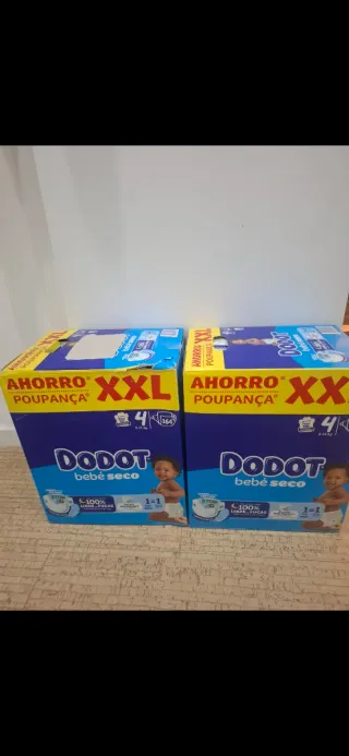 Fraldas Dodot Bebé Seco XXL - Pack Poupança