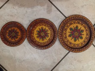 Set 5 Quadri in Legno Decorati