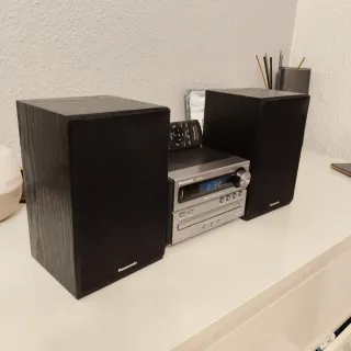 Minicadena Panasonic SA-PM04 Plata