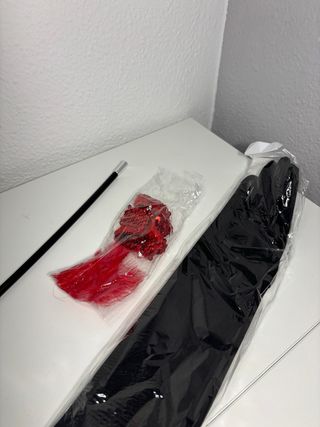 Disfraz Flapper Atosa Rojo Talla M